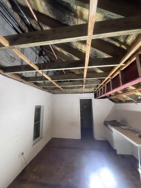 Controlled artex plasterboard strip-out in West Ealing